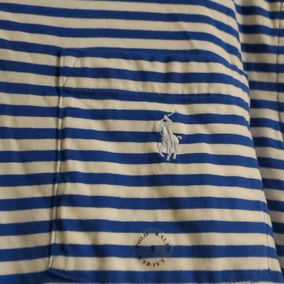 NWT RALPH LAUREN POLO  white BLUE MEN'S SZ S classic fit - Picture 3 of 7